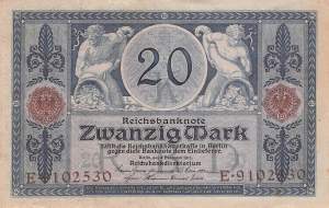 20 Mark Serie K/E 1915